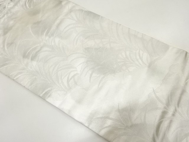 JAPANESE KIMONO / NAGOYA OBI / WOVEN FLOWER & PLANT 